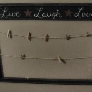 Live,laugh,love picture holder